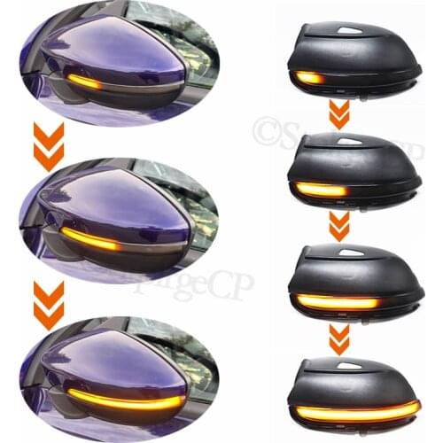 Auto parts dynamic LED side mirror indicator signal light streamer turn signal For Volkswagen VW Beetle 2012 2013 2014 2015-2019