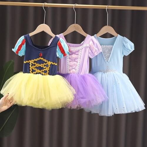 Baby Girls Princess Ballet Dress Kids Dance Costume Toddler Children Party Birthday Ballet Clothes Princess Summer Dresses