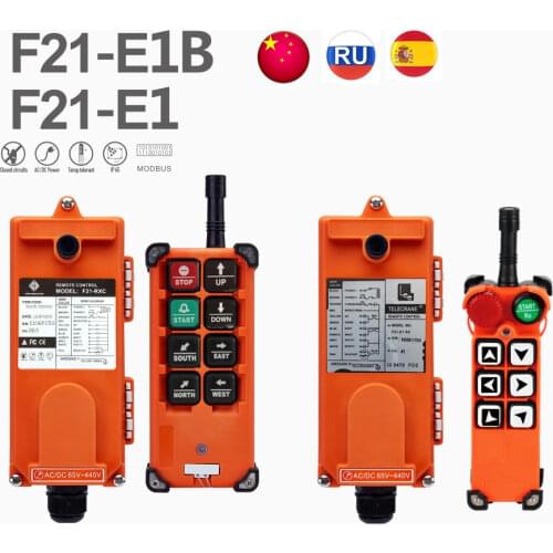 Free Ship Industrial UTING Remote Control R F21-E1B R F21-E1 Hoist Crane Lift 1 Receiver 1 Transmitter for Truck Hoist Crane