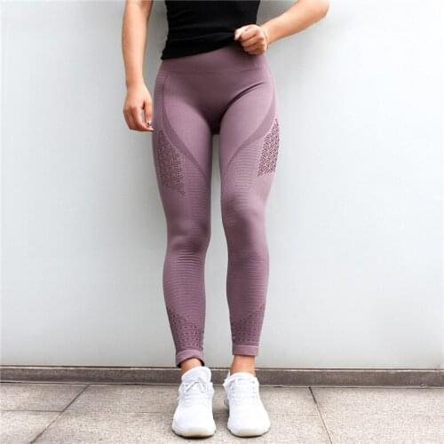 7 Colors High Waist Seamless Yoga Leggings Sports Tights Women Running Gym Clothing Tummy Control Breathable Fitness Trousers