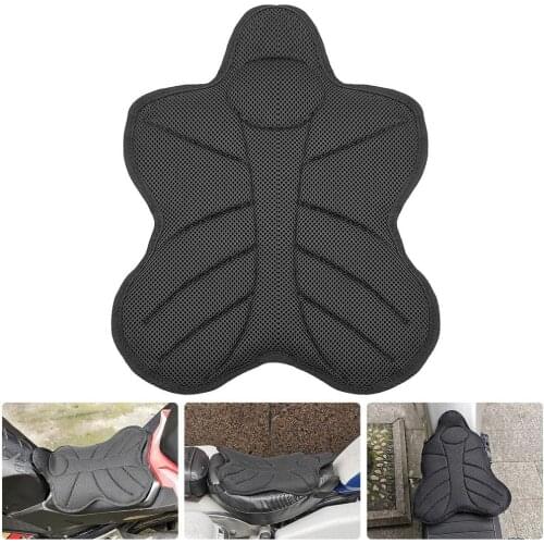 Motorcycle Cushion Cover Sunscreen Heat Insulation Cushion 3D Mesh Seat Cover eat Cushion Nonslip Cooling Down Seat Pad