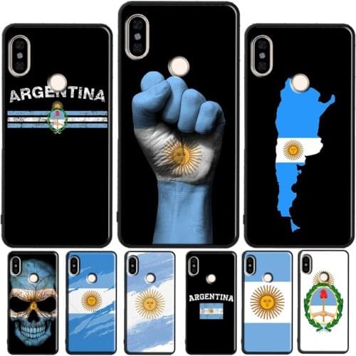 Argentina Flag Phone Case For Xiaomi Redmi Note 10 Pro 7 8 9 Pro 8T 9S Cover For Redmi 9A 8A 7A 9C 9T K40