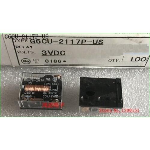G6CU-2117P-US 3VDC relay DIP-6