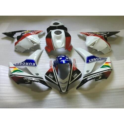 Injection mold Fairing Kit for HONDA CBR600RR F5 09 10 11 12 CBR 600RR 2009 2010 2012 white colorful Fairings set+gifts HD11