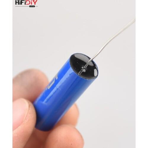 HIFIDIY LIVE Blue MKP capacitor non-polar frequency divider capacitor AUDIO nourishments 8.2uf 10uf 12uf 15uf 18uf22uf 33uf 47uf