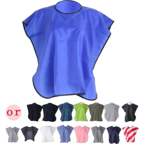 Short Square Waterproof Hairdressing Hair Cut Salon Hairstylist Gown Cape Cloth