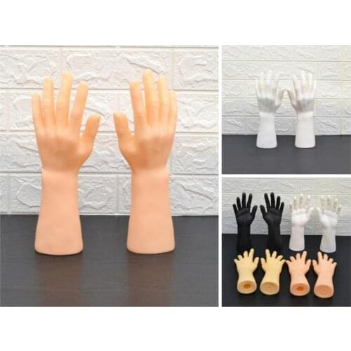 One Pair Realistic Male Mannequin Dummy Hands,Manikin Hand For Gloves