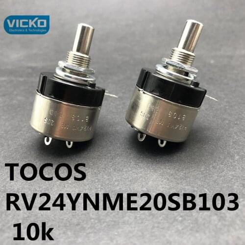 Original Japan TOCOS with switch RV24YNME20SB103 10k TOKY0 COSMOS switch RV24YNME20S B103 B10K