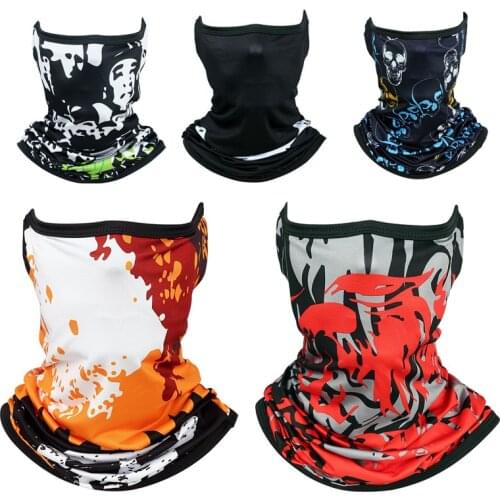 Outdoor Climbing Bandana Magic Neckerchief Microfiber Unisex Scarf Snood Ice Silk Sunscreen Bike Riding Elastic Snood Scrunchie