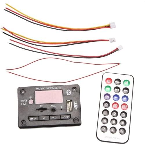 MP3 Decoder Board,Digital Color Screen Display Decoder Support FM TF USB AUX Recorders MP3 Player Audio Module