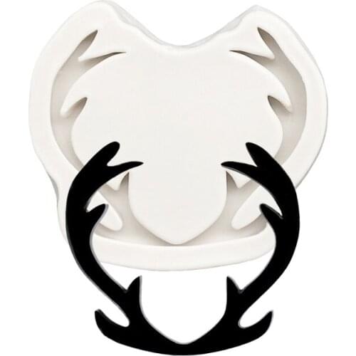 Christmas Reindeer Horn Silicone Mold Resin Tools Sugarcraft Cupcake Baking Mold Fondant Cake Decorating Tools