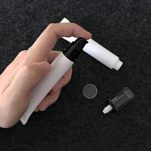 100pcs 10ml/15ml/20ml Orange/white/clear Cosmetics hoses Eye cream BB cream container Empty cosmetics container Vacuum pump hose