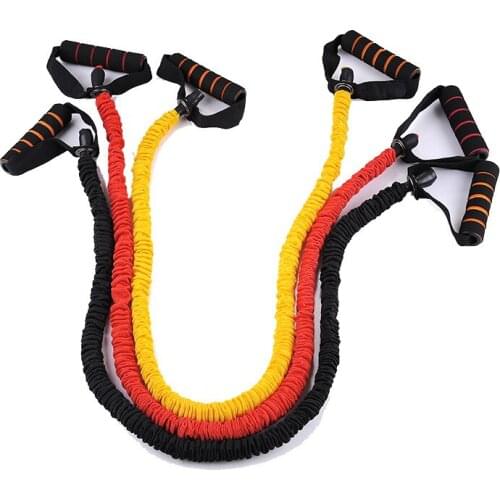 1PCS Resistance Bands Stretch Fitness Elastic Tube Latex Cable Workout Yoga Muscle Exercise Rope