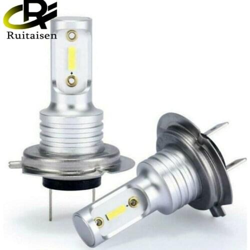 2PCS H7 LED Headlight Bulb 6000K Super Bright 1860 Light Source 360 Degree led fog h7 55w
