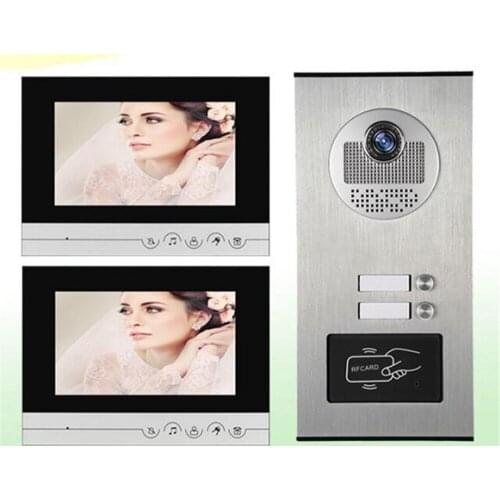 7 Inch 700CMOS 1V2 Wired Video Door Phone Access Control System