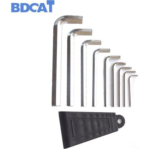 9 size in 1 Hex Key set wrench 1.5-10mm hand tools Alloy steel hexn wrench