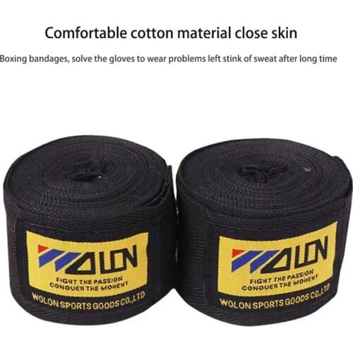 1.5m Pure Cotton Bandage Boxing Training Gloves Wrist Bandage Hand Wrap Combat Protect Muay Thai Handwraps Kickboxing Wholesale