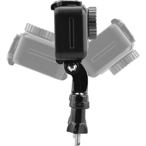 For Osmo Action Camera Aluminum Bicycle Motorcycle Handlebar Bracket Clip Holder Mount for GoPro Hero 5 6 7 8 Sports Camera