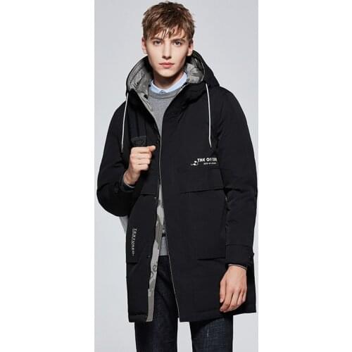 2021New Down Jacket Men Autumn Winter Portability Warm 90% White Duck Down Hooded Casual Man Coat With Hood
