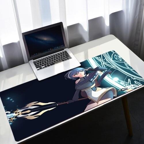Mouse Carpet Pad On The Table Setup Gamer Accessories Keyboard Pc Mat Company Desk Set Pad Epic Seven 900x400/800x300 Padmouse