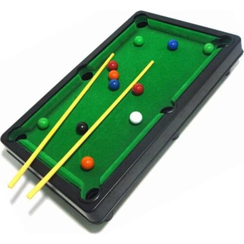 New Children Mini Billiards Games Plastic Small 6 in 1 Functional Household Billiards Table games for kids