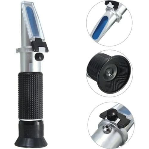 Beer Fruit Sugar Wort Wine Brew Tool Wort/alcohol Refractometer Brewing Refractometer Dual Scale Specific Gravity Refractometer