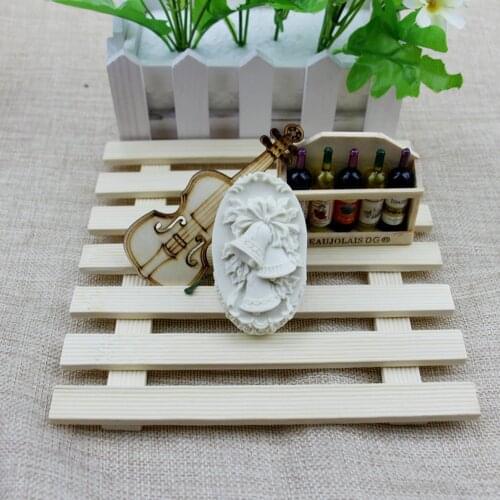 Christmas Bell Silicone Mold Cake Decoration Diy Fondant Chocolate Tools Handmade Soap Molds Biscuit Cookie Dessert Baking Mould