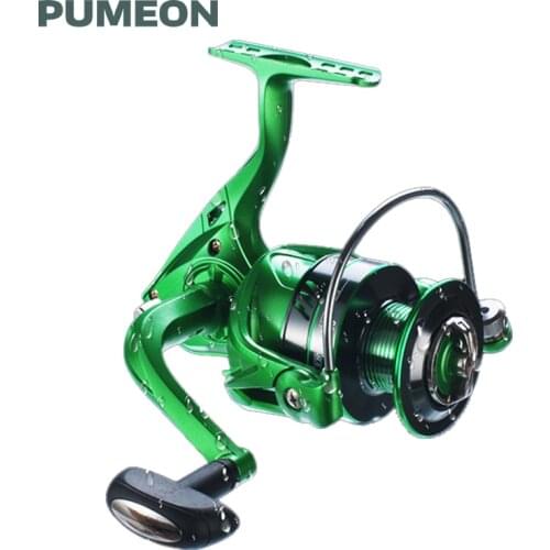 PUMEON Fishing Reel 11BB Gear Ratio 5.2:1 Max Drag 8KG Left/Right Hand Lightweight Metal Spool Spinning Reel Freshwater Wheels