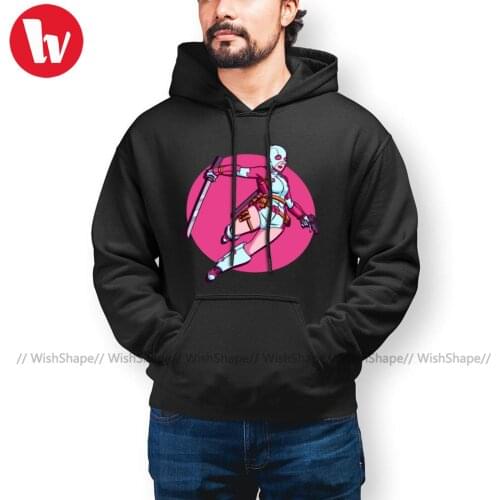 Stylish Gwenpool Gwenpool Hoodie Long Length Cotton Hoodies Warm Streetwear Pullover Hoodie XXL