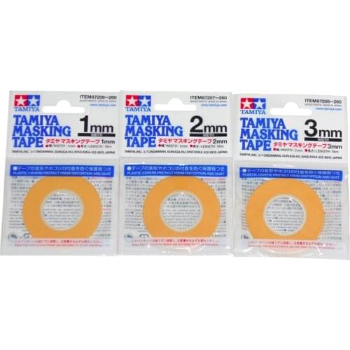 Tamiya Masking Tape 1mm - 2mm - 3mm Refills 3 Rolls 87206-87207-87208 Refills Hand / Craft Tools Accessories