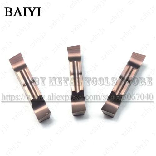 10pcs MGGN400R-8 LF6018 Carbide grooving Inserts MGGN400 R 8 Slot Grooving Blade 4mm CNC Lathe Cutter Tool for Metal tools