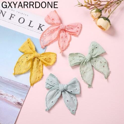 2Pcs/Lot 2021 Baby Hair Clips Butterfly Girls Hollow Hairpins Infant Embroidery Barrettes Cute Children Hair Accessories