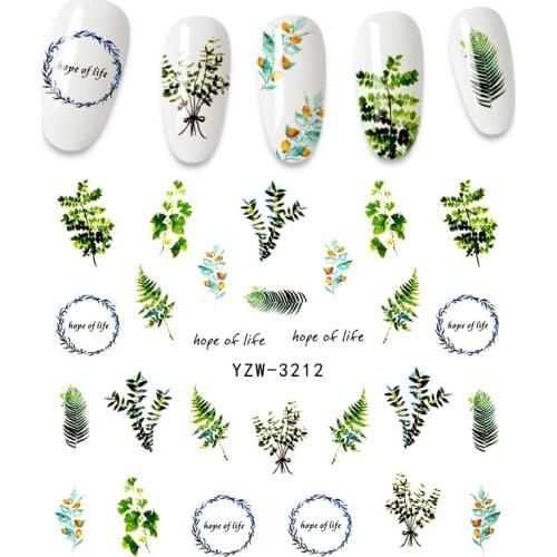 2020 Nail Water Decals Animals Flower Mixed Pattern Transfer Sticker Nail Art Decoration DIY Design Tool Nail Art Accessories