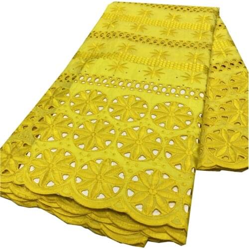 African Swiss Voile Lace In Switzerland 2021 Soft Nigerian Swiss Cotton Lace Fabric With Stones For Men Women Dress Sew L19-14