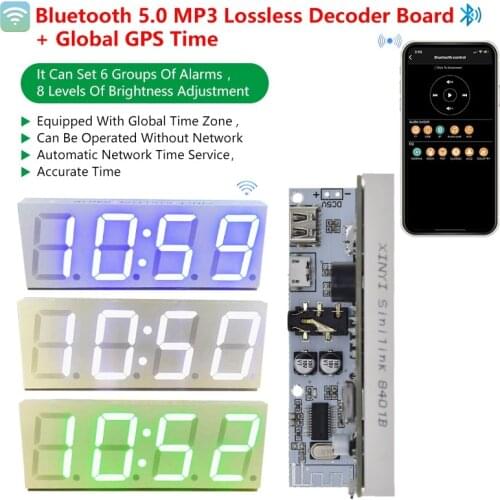 XY-WBT Bluetooth 5.0 MP3 Decoding Board Stereo Bluetooth Audio Module WiFi Timing Clock zutomatic Timing With APP Control