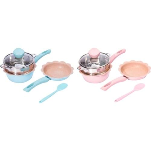 Baby Food Supplement Pot Baby Maifan Stone Childrens Non-Stick Milk Pot Frying Pan Egg Pan for Baby Food Cooking