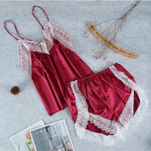 Eles Women's Satin Pajamas
