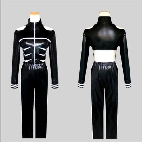 Anime Tokyo Ghoul Cosplay kaneki ken Cos Halloween Party personalized zipper battle suit Costume
