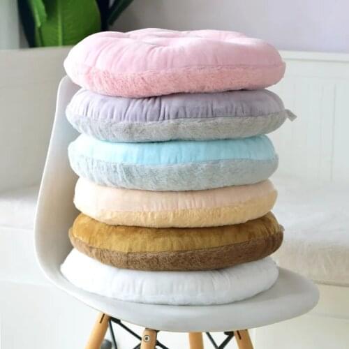 Round Cotton Sofa Chairs Seat Cushion Non-slip Thicken Dining Chair Pads Soft Floor Pillow Coussin Galette De Chaise