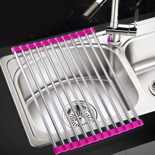 Kitchen Multifunction Kitchen Organizer 15 Tubes Eco Friendly Kitchen Storage Reusable Red/Black/Green Organizer 201/304