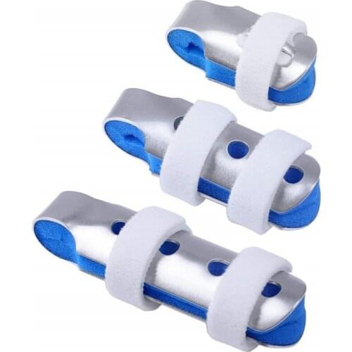 Mallet Aluminum & Foam Support Brace Finger Splint Hand Trigger Broken Finger/Sprain/Fracture/Pain Relief/ Joint Immobilization