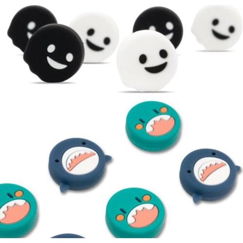 Ghost Shark Soft Thumb Stick Grip Cap Joystick Protective Cover For Nintendo Switch NS Lite Joy-con Controller Thumbstick Case