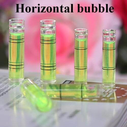 4pcs Mini Circular Spirit Level Bubble Set Precision Scope Bubble Level Square Level Green Round Bullseye Measuring Kit