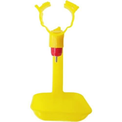 1pcs Poultry Chicken Drinker Hanging Cups Chick Automatic Waterers Drinking Fountain Pipes Ball Nipple Poultry Feeding Supplies