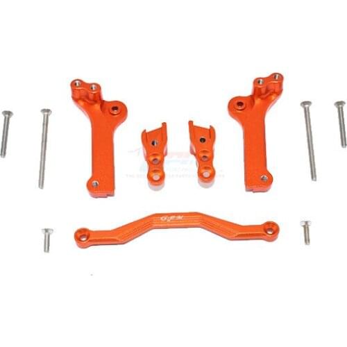 GPM TRAXXAS-1/10 MAXX aluminum alloy porous position adjustable rear shock mount