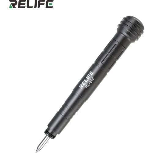 RELIFE RL-066 Rear Glass Breaking Adjustable Spring Punch Pen for iPhone 8-12 Pro Max Back Housing Battery Lens Blasting Tool
