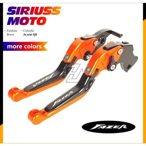 CNC Motorcycle Foldable Lever Motocross Brake Clutch Levers Case for Yamaha FZS600 Fazer FZS 600 1998-2003
