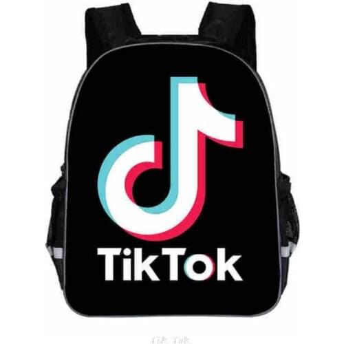 TIK TOK 3D Printing Teenagers School Bags 2pcs/set Children Schoolbag Kids Games Bookbag Girl Boy Mochilas