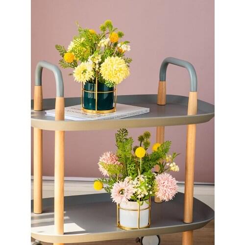 Dried Flower Decoration Flower Light Luxury High-End Artificial Flower Living Room Decoration Table Flower Decoration Fake