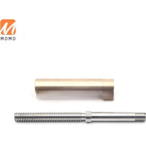 Stainless steel trapezoidal TN8x1.5 lead screw with custom nut